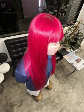 ディーカヘアーセンダイ(Di KA HAIR sendai) ”vivid pink”