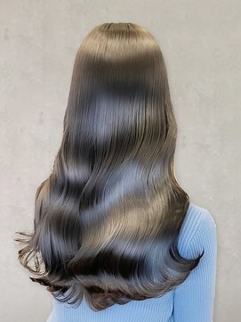 ヴィオドラジェ(vieo dragee) 髪質改善カラーくびれロングレイヤーカット小顔アッシュ春カラー