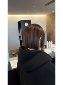 ショートボブ×ハイライト
