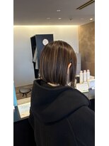 スタイル 皆実店(STYLE)&nbsp;ショートボブ×ハイライト
