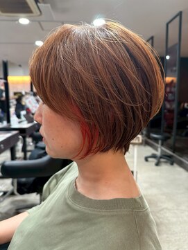 ヴィスト バイ レボ(VIST by REVO) イメチェン/ピンクベージュ/アンブレラカラー/前髪/新松戸