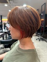 ヴィスト バイ レボ(VIST by REVO) イメチェン/ピンクベージュ/アンブレラカラー/前髪/新松戸