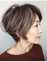 ハーツ(Heart's)&nbsp;白髪ぼかし似合わせ大人ショート30代40代50代60代◎