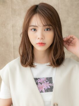 カバーヘア イヴ 戸頭店(COVER HAIR EVE) シースルーバング/アッシュブラウン/無造作/ミルクブラウンe