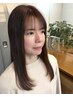 ★女性のお客様カットイルミナカラー髪質改善METEOトリートメント