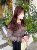 coral pink×long layer
