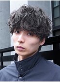 渋谷メンズパーマツイストスパイラルパーマ波巻きパーマツイスパ