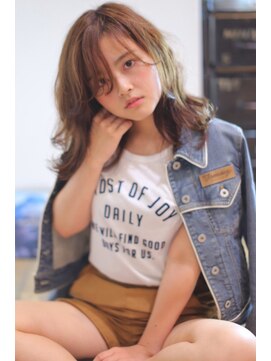 チマコッピ(cimacoppi) シースルーバングほつれウエーブ