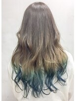 ミーティア バイ クアトロ(Meteor By QUATRO) グラデーションカラーアッシュ&グリーン★QUATRO★