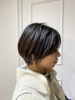 スペックホルダー(Spec Holder)&nbsp;襟足丸みショートくびれショートハンサムショート束感ショート29