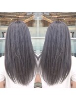 プラーチェ 古淵店(Plaatje) イルミナカラー × モノトーン グレージュ ヴェールカラー