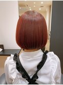 ミニボブ×チェリーレッド