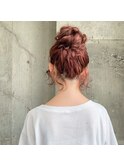 garbohair営業中style♪カラー&シールエクステ&ヘアアレンジ