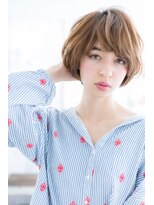 ミック ヘアアンドメイク アップ 駒込店(miq Hair&Make up)&nbsp;重軽MIX★大人かわいいくせ毛カットグラボブショート