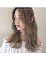 バズ ヘアーメイク(buzz Hair make) 【KANAME】くびれミディ＆ハイトーンブロンド