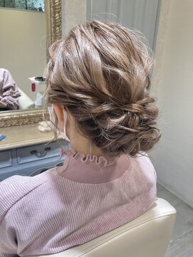 ラ ブランシュ 大宮(La Blanche) 20代30代40代前髪イヤリングカラーイメチェンラベンダーカラー