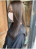 韓国 網紅 インナーカラー イヤリングカラー ハイライト