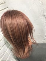 アジールヘア 池袋東口店(agir hair)&nbsp;オレンジベージュダブルカラーくすみベージュビタミンカラー