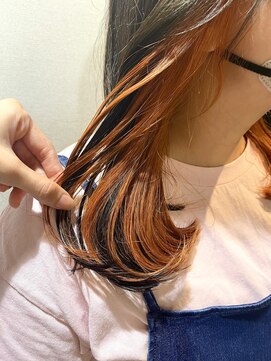 オルロバイイザ(ORLO by IZA) インナーカラーオレンジ