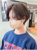 ナチュラルショート_フルバングレッドブラウン_ba379041