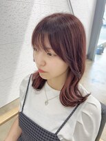 ビーヒアナウ N゜03 金沢駅西店(BE HERE NOW)&nbsp;インナーカラー×ラベンダーピンク