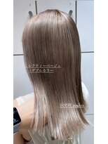 ヴァネッサ VANESSA&nbsp;ミルクティーベージュダブルカラーケアブリーチ×MIHO