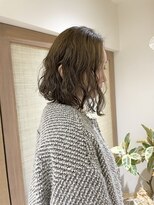 クーナバイトマト 横浜(Cuna by TOMTO)&nbsp;【YUYA】ミディアムパーマ_コテ巻き風ナチュラルウェーブ