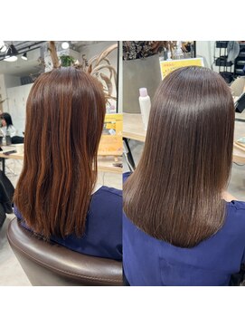 ベルム(Belme) 【ベルベ夏】髪質改善カラー透明感シアグレージュラテ