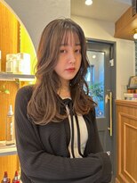 ロンド パルティール 大宮(Lond partir)&nbsp;チョコレートブラウンカラーレイヤースタイル