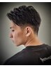 【メンズ】カット+眉毛カット+シェービング+エステ(silverコース)