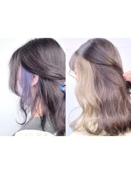 【レイヤーカット/ダブルカラー/インナーカラー】でON/OFF可愛く決まる、今季トレンドスタイルを提供！