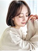 大人可愛い/ボブ/小顔ボブ/肩上/大人ボブ/前下がり/20代30代