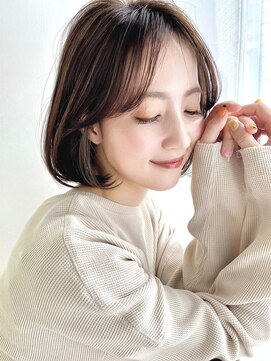 アンク(ank) 大人可愛い/ボブ/小顔ボブ/肩上/大人ボブ/前下がり/20代30代