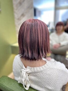 ジプソ(Gypso Hair salon) 【 ピンクアンブレラカラー 】