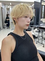 ヴェイン 渋谷(vain)&nbsp;マッシュショート　ダブルカラー　髪質改善