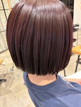 ヘアーエスクールステラ(hair S.COEUR stella) 暗髪艶ボブ