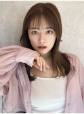 小顔ワンカール×チョコレートブラウン【新宿/韓国ヘア】