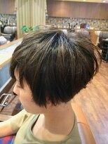 ノル(nor) 前下がりボブ×METEOカラー(イルミナカラー)+表面ハイライト