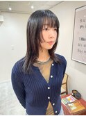 [puf 伏見/丸の内/栄/名古屋]顔まわりデザインセミロング★鳥山