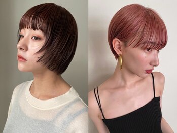 ノーム(norm)の写真/【小顔効果あり】丸顔・面長…それぞれの顔の形に合わせてカット。どこから見ても美しいシルエットに。