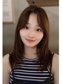 春にオススメ大人可愛いレイヤーミディアム内巻きワンカール