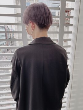 ジーナ 天神(Zina) マッシュショート/ラベンダーグレージュ