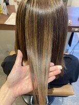 エイクス ヘア デザイン×美髪クリニック 千葉(AQs hair design)&nbsp;＊＊ブリーチ毛ストレート（矯正）＊＊