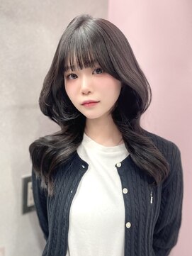 ジーナ 名駅(XENA.) 《LUNA》くびれ巻き/グレージュ/韓国ヘア/ワンホン