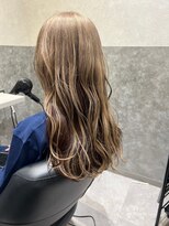 サロウィン 新潟万代店(SALOWIN)&nbsp;ミルクティーベージュ×アンブレラカラー