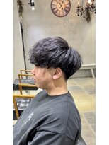 メンズデザイン シャビ(Men's design Shabbi) 2ブロック×ツイストスパイラルパーマ