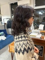 O&nbsp;20代30代40代◎大人可愛い小顔ラフウェーブナチュラル黒髪パーマ