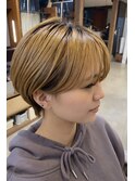 丸みマッシュショート