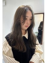 ニール シトロン 名古屋 伏見 丸の内(NEELU citron)&nbsp;【NEELU_RIE】ブリーチなしで作るオリーブベージュ