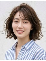 ミラー プラス エヌ(MIRROR+n)&nbsp;20代30代40代　ひし形くびれ小顔ミディ＃21